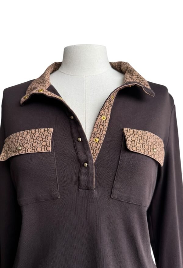 CAROLINA HERRERA - POLO BROWN MOMOGRAM - Image 3